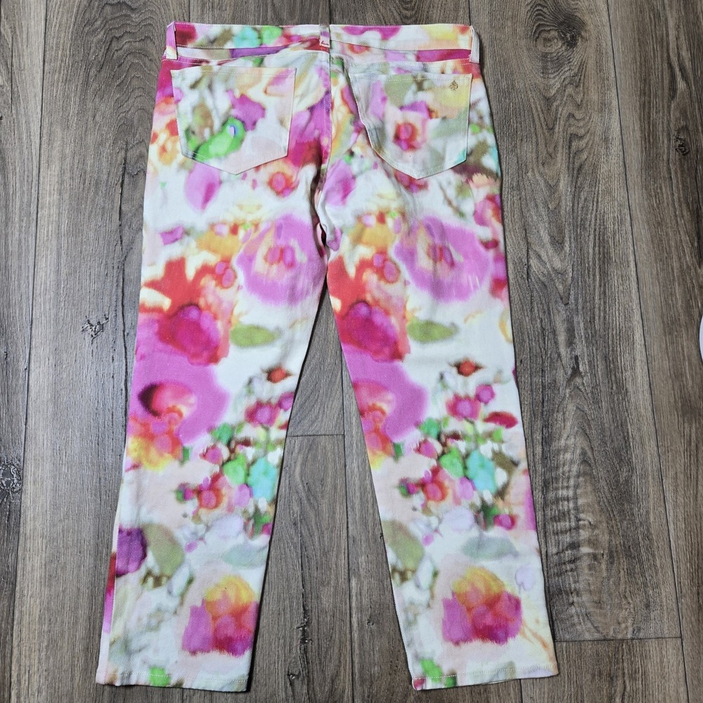 KATE SPADE New York Broome Street Colorful Abstract Skinny Stretch Jean SZ 34x24 - Picture 8 of 9